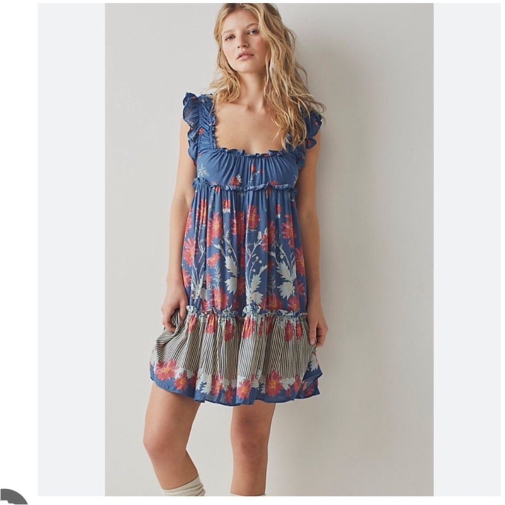 Free People Bali Wild Daisy Slip Dress